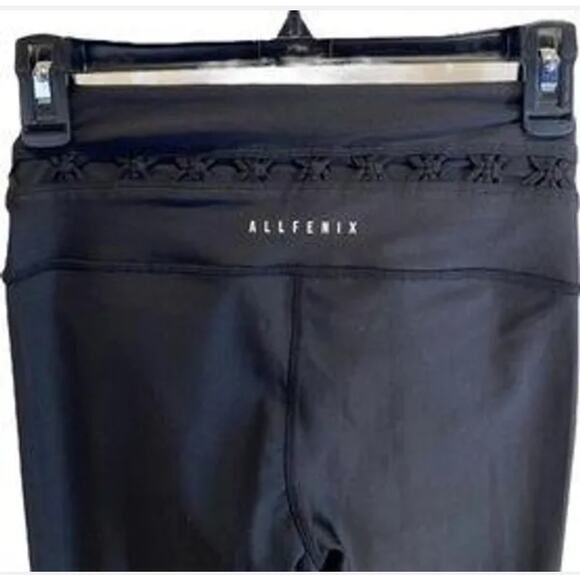 NWT Anthropologie All Fenix Juliet Black Leggings Sz XS - Picture 6 of 7